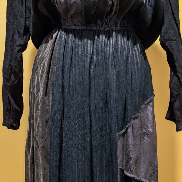 Vintage Spencer Alexis Patchwork Maxi Dress – Sapphire Blue Women's Size L (16) - Picture 6 of 16